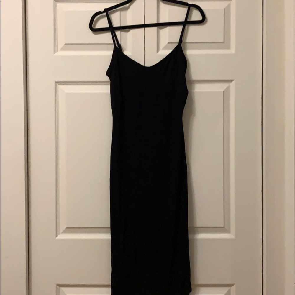 ASOS cotton spaghetti strap midi dress UK sz 12